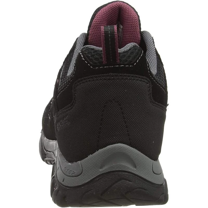 Regatta Dames/dames Holcombe IEP Lage Wandelschoenen (Jet Zwart/Antique Roze) - Afbeelding 2