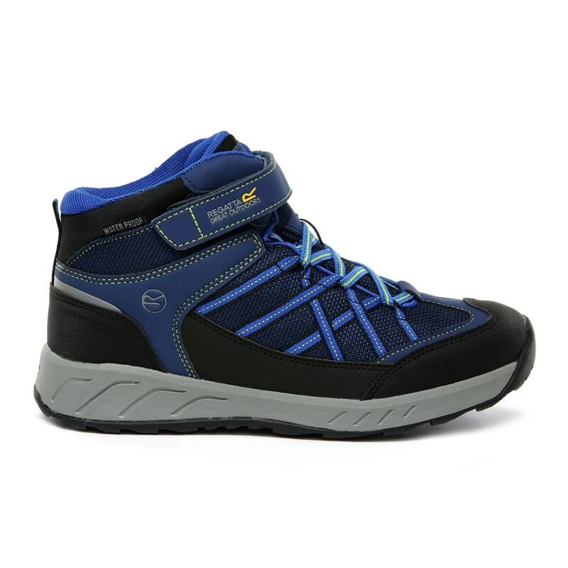 Regatta Kinderen Samaris V Mid Walking Boots (Pruisische/Neon-veer) - Afbeelding 4