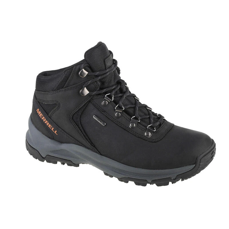 Merrell Erie Mid Ltr WP, Mannen, Trekking, Trekkingschoenen, Zwart