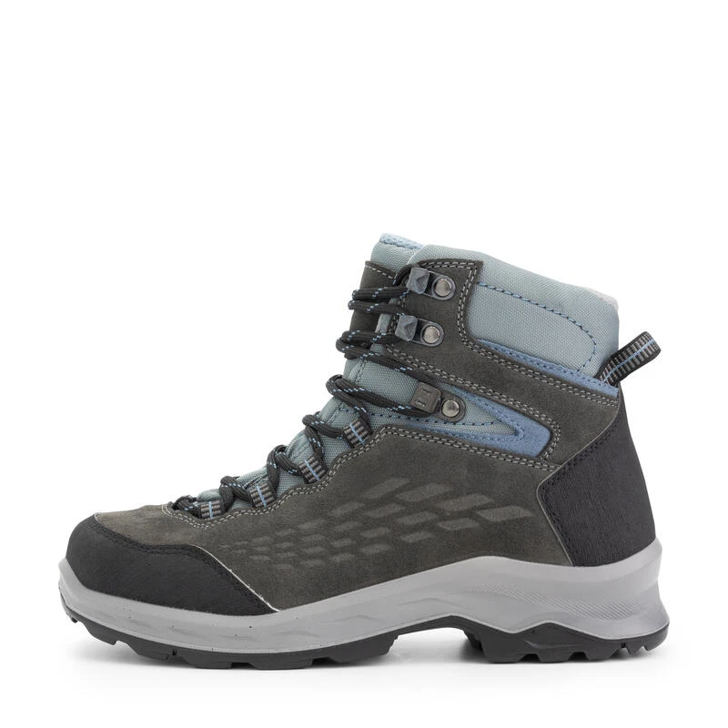 Wandelschoen Outdoor Dames Leer Trekking - Aborg - Afbeelding 2