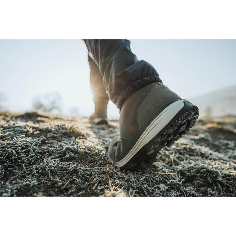 Quechua Warme Waterdichte En Hoge Leren Wandelschoenen Voor Heren SH100 X-warm - Afbeelding 13