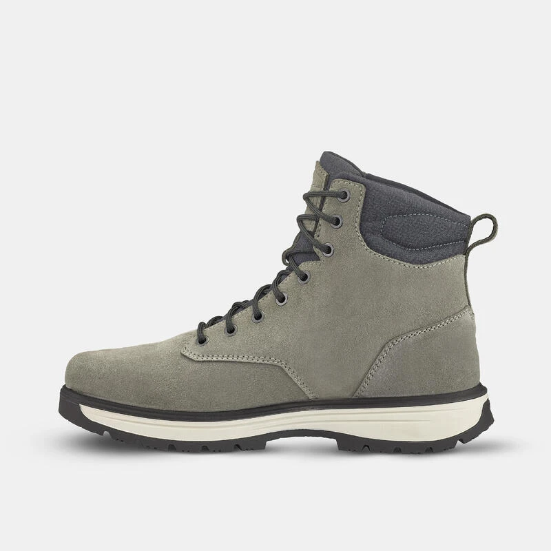 Quechua Warme Waterdichte En Hoge Leren Wandelschoenen Voor Heren SH100 X-warm - Afbeelding 3