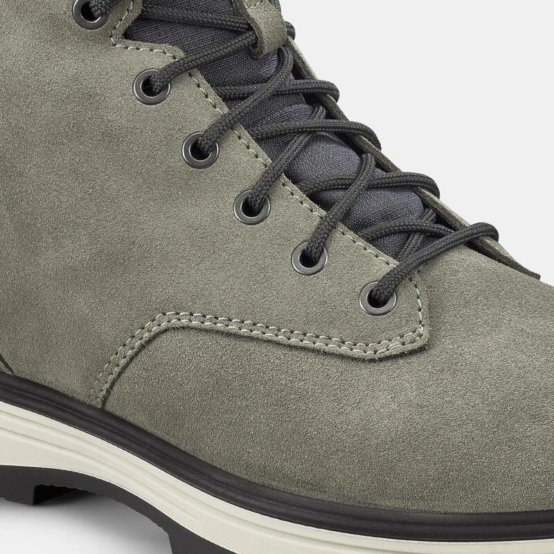 Quechua Warme Waterdichte En Hoge Leren Wandelschoenen Voor Heren SH100 X-warm - Afbeelding 5
