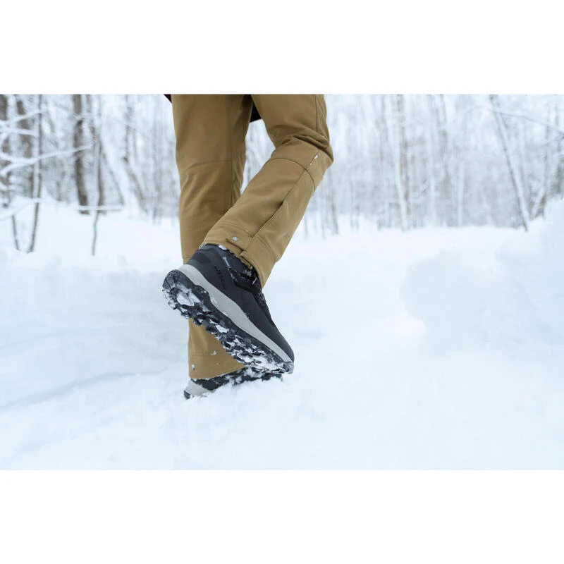 Quechua Warme Waterdichte Leren Wandelschoenen Voor Heren SH500 U-WARM - Afbeelding 8