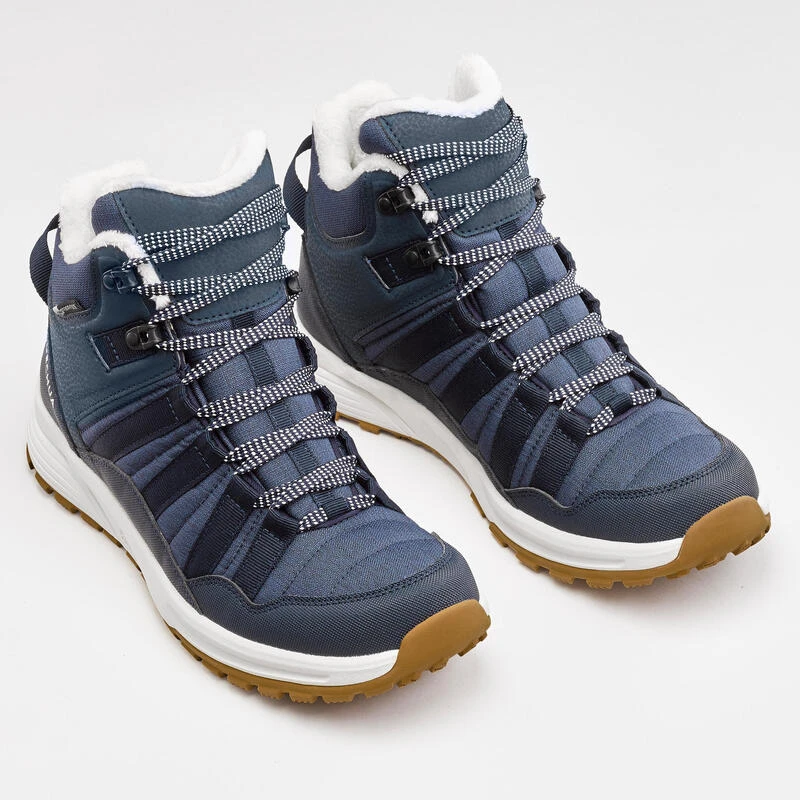 Quechua Warme Waterdichte Wandelschoenen Voor De Sneeuw Dames SH100 X-WARM Mid - Afbeelding 2