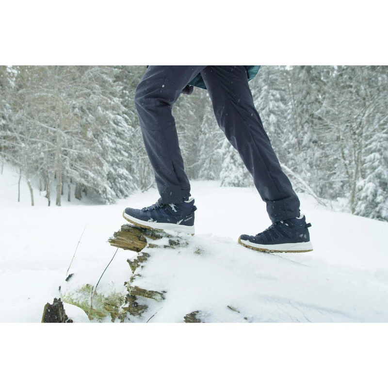 Quechua Warme Waterdichte Wandelschoenen Voor De Sneeuw Dames SH100 X-WARM Mid - Afbeelding 6